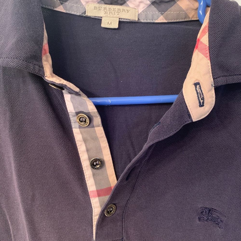 Mens Burberry polo medium